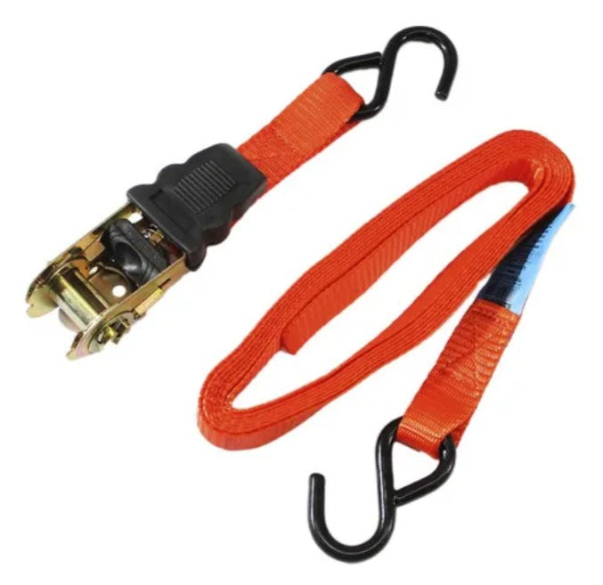 Set 4 Cintas de Amarre con Ratchet y Ganchos – 500 kg