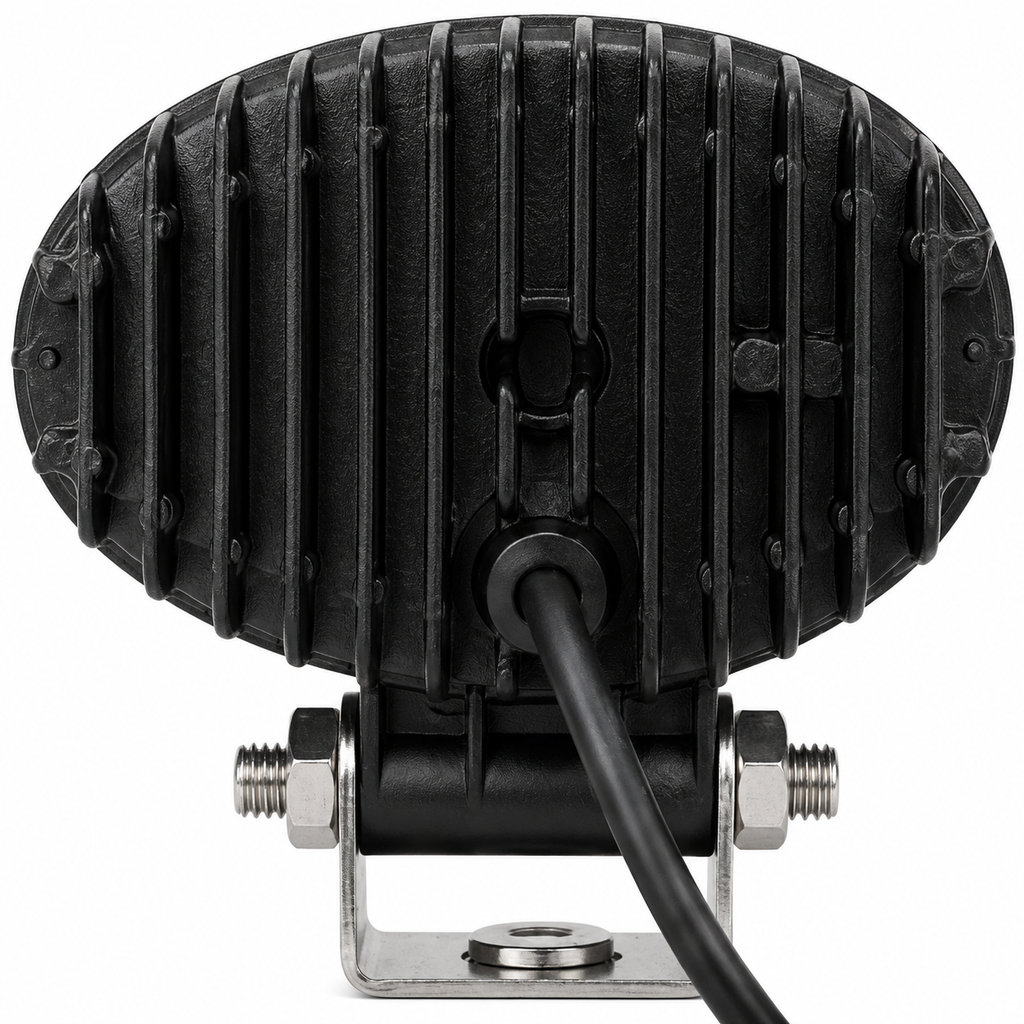 Foco LED de Trabajo Ovalado 24W 8 LED 12V/24V para Tractor, Camión y Maquinaria