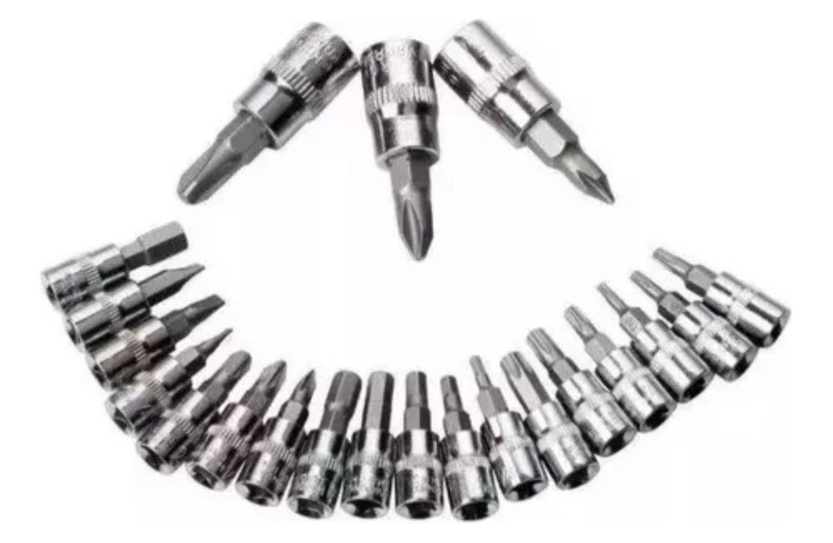 Set de Dados 1/4" con Chicharra 46 Piezas – Kit de Herramientas